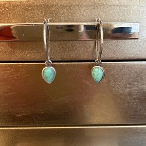 Silver and Turquoise Earrings